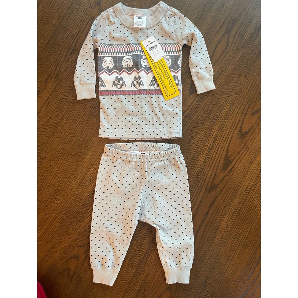 NWT 2 piece Holiday Star Wars Baby Pajama Set from Hanna Andersson (3-6m)
